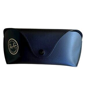 Ray Ban Sunglasses Case Only Black Hold Snap Closure Eyeglasses Case Empty Used